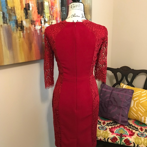 🆕NWT - Red Lace Dress - Picture 2 of 4
